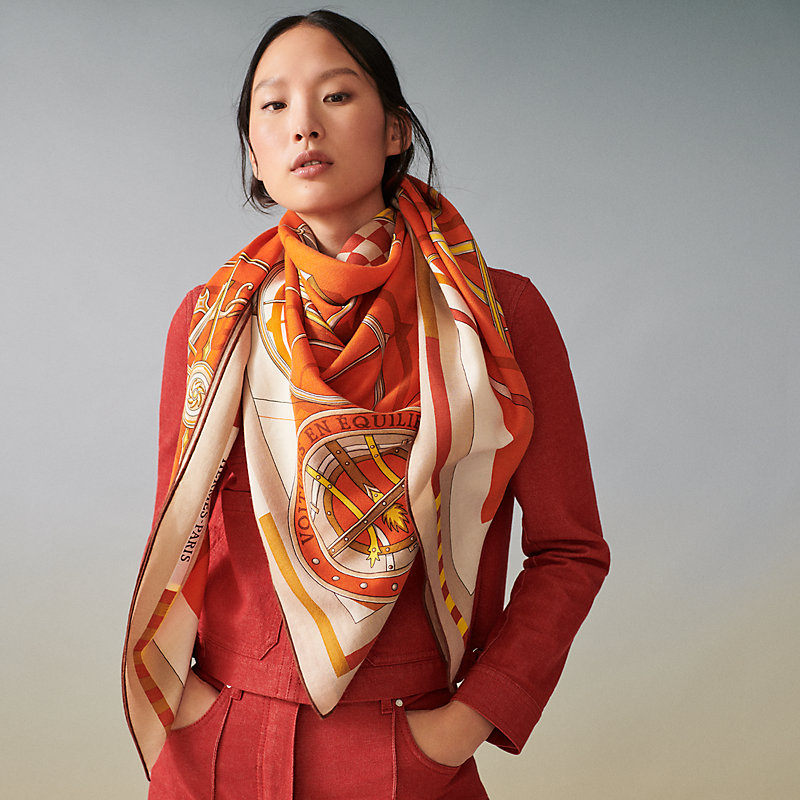 Voitures en Equilibre shawl 140 | Hermès Finland